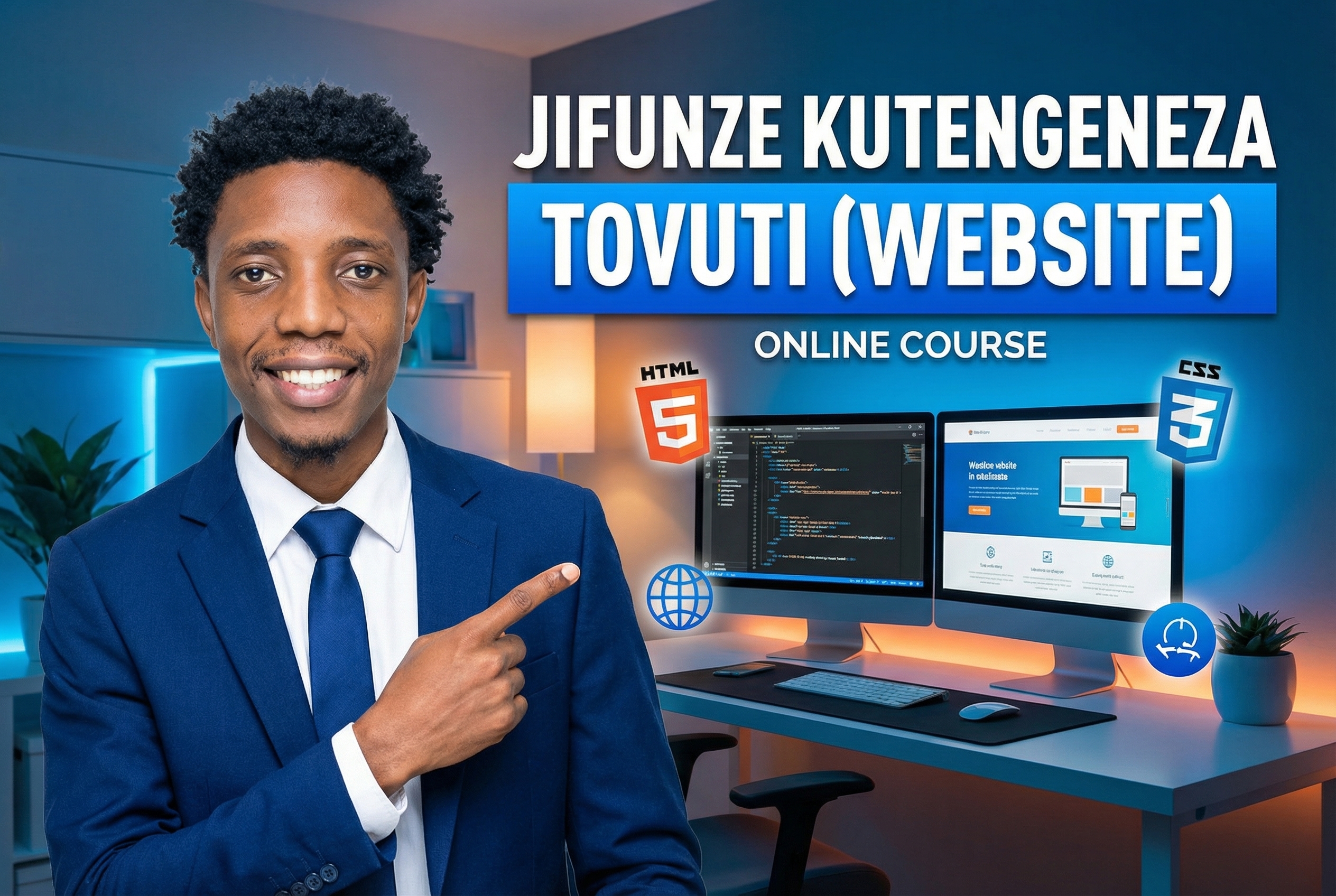 Jifunze jinsi ya kutengeneza Tovuti(website)